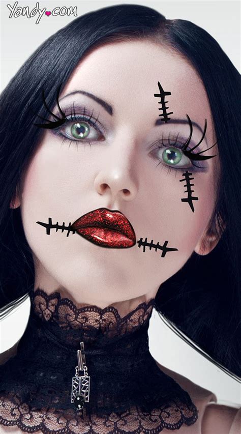 Stepping up your Halloween Game with Voodoo Doll Makeup